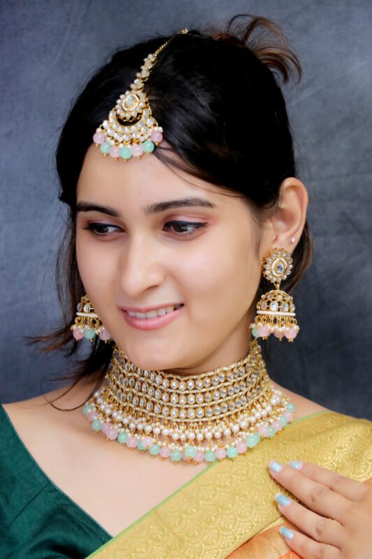 Antique Matte Finish Coin Necklace Set